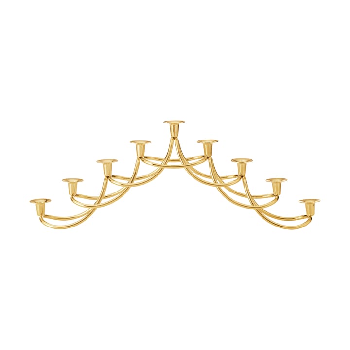 Chandelier menorah Harmony - Acier inoxydable doré - Georg Jensen