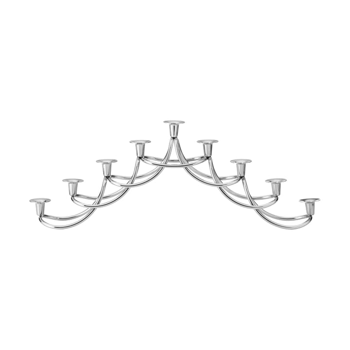 Chandelier menorah Harmony - Acier inoxydable - Georg Jensen