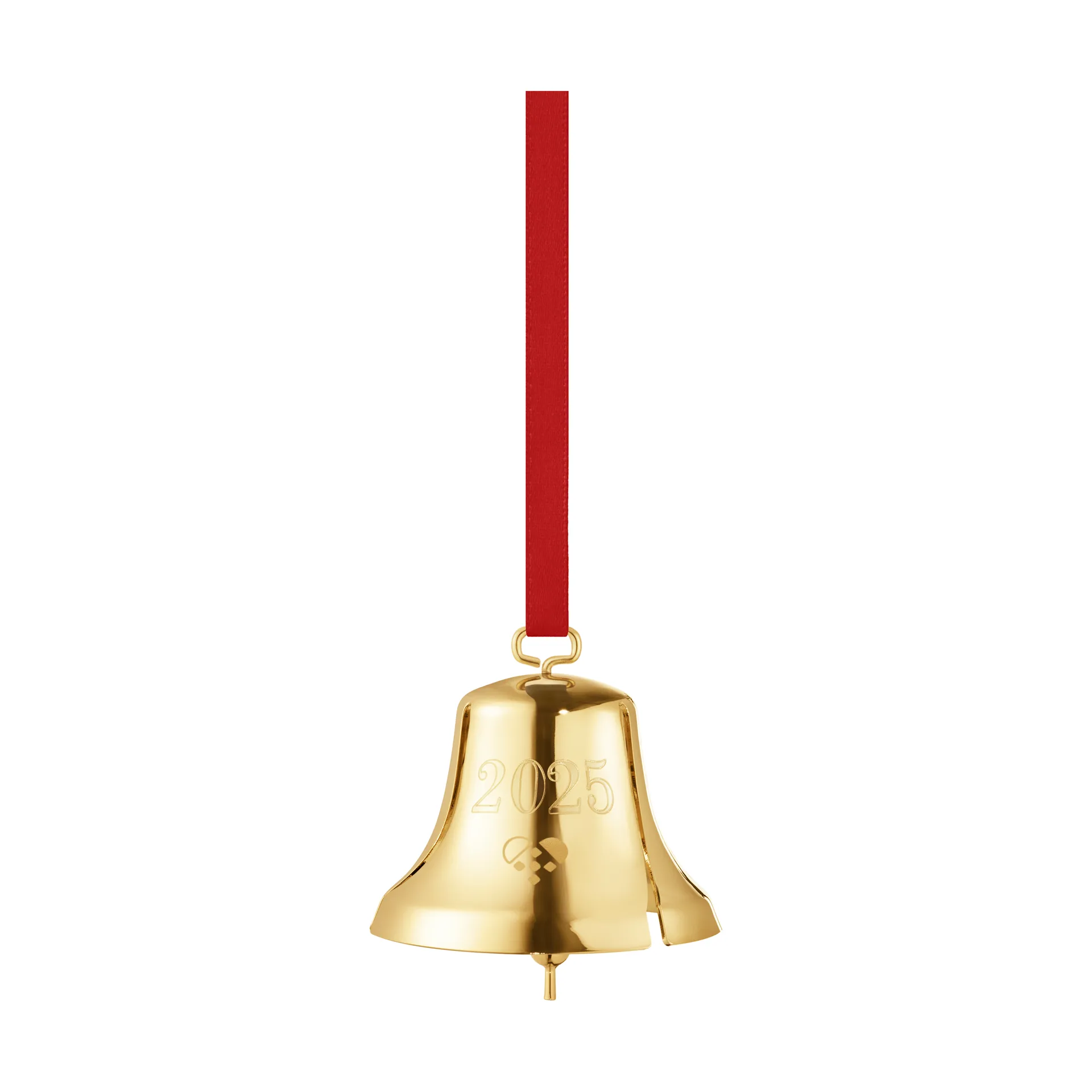Cloche de Noël 2025 års, Laiton doré Georg Jensen