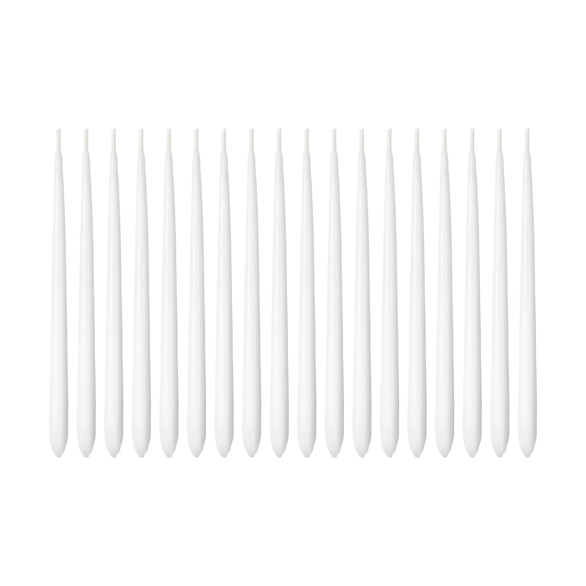 Cobra Hanukkah bougies - lot de 18, Blanc Georg Jensen