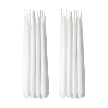 Cobra Hanukkah bougies - lot de 18 - Blanc - Georg Jensen