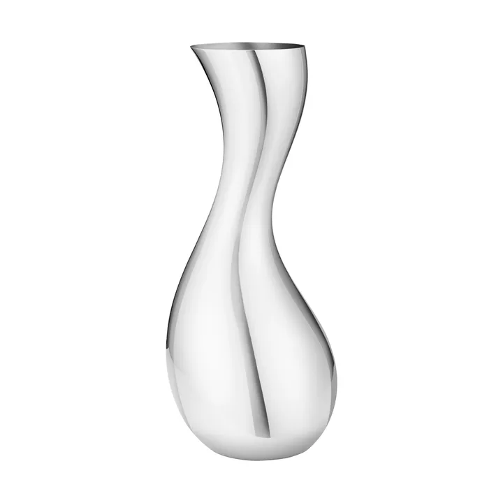 Cobra vase - Acier inoxydable, taille L - Georg Jensen