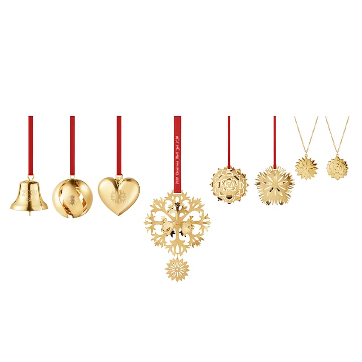 Coffret cadeau 2020 Christmas Collectibles - plaqué or - Georg Jensen