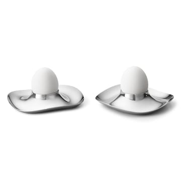 Coquetier Cobra Lot de 2 - Acier inoxydable - Georg Jensen