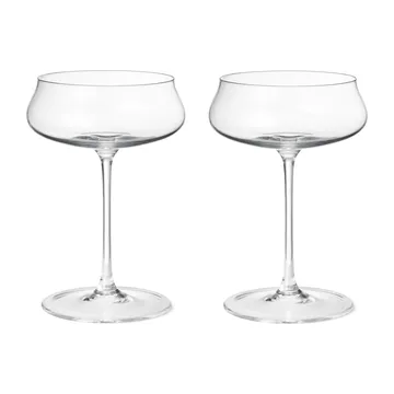 Coupe à cocktail 25 cl Sky, lot de 2 - Transparent - Georg Jensen