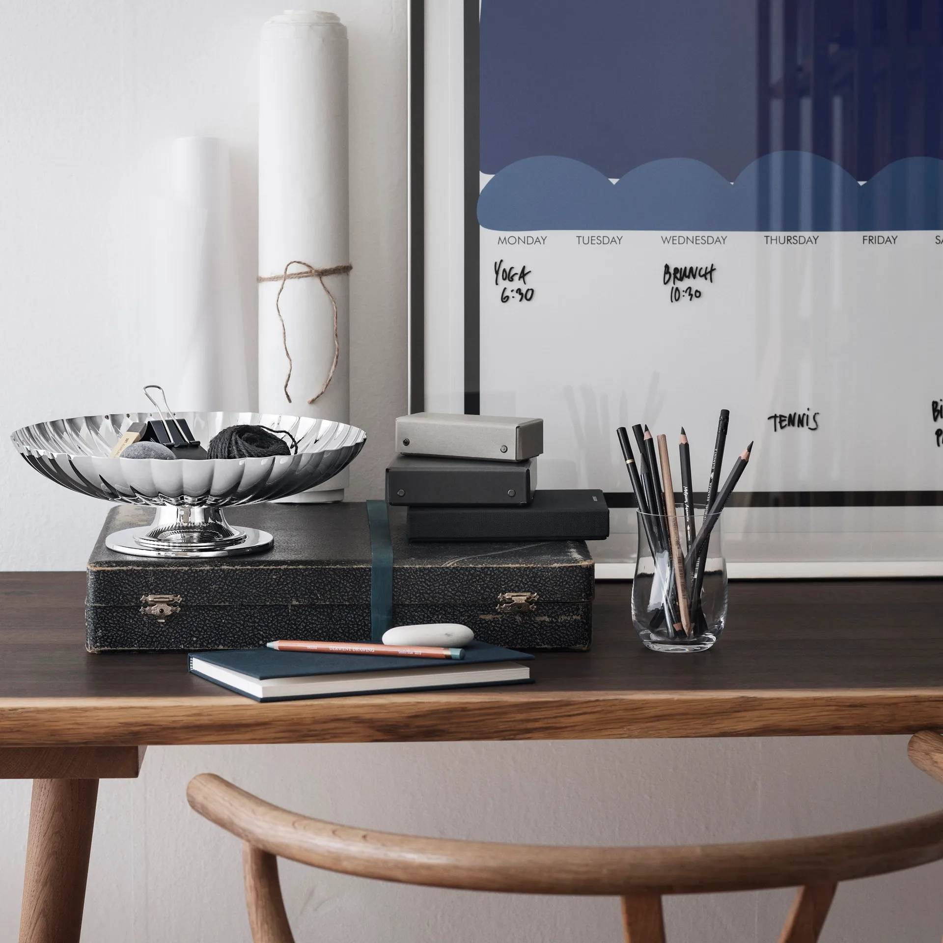 Coupe sur pied Bernadotte, Ø 28 cm Georg Jensen