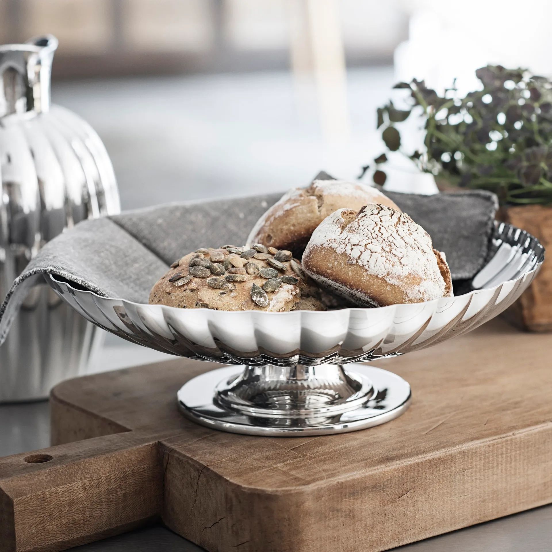 Coupe sur pied Bernadotte, Ø 28 cm Georg Jensen