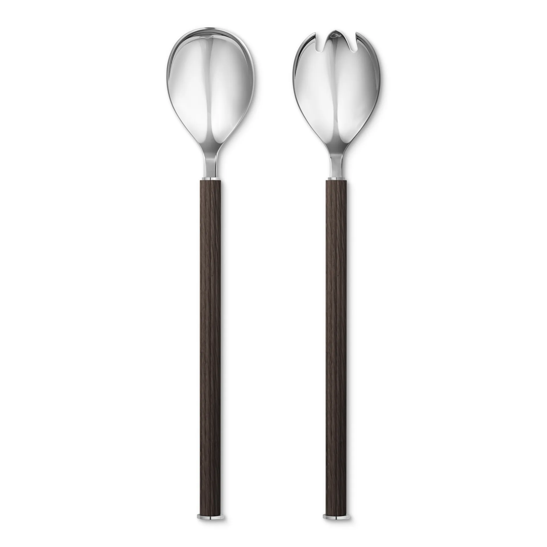 Couverts à salade Bernadotte manche en bois, 2 Pièces Georg Jensen