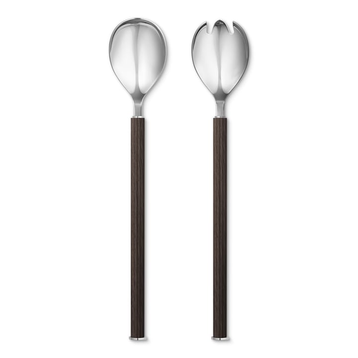 Couverts à salade Bernadotte manche en bois - 2 Pièces - Georg Jensen