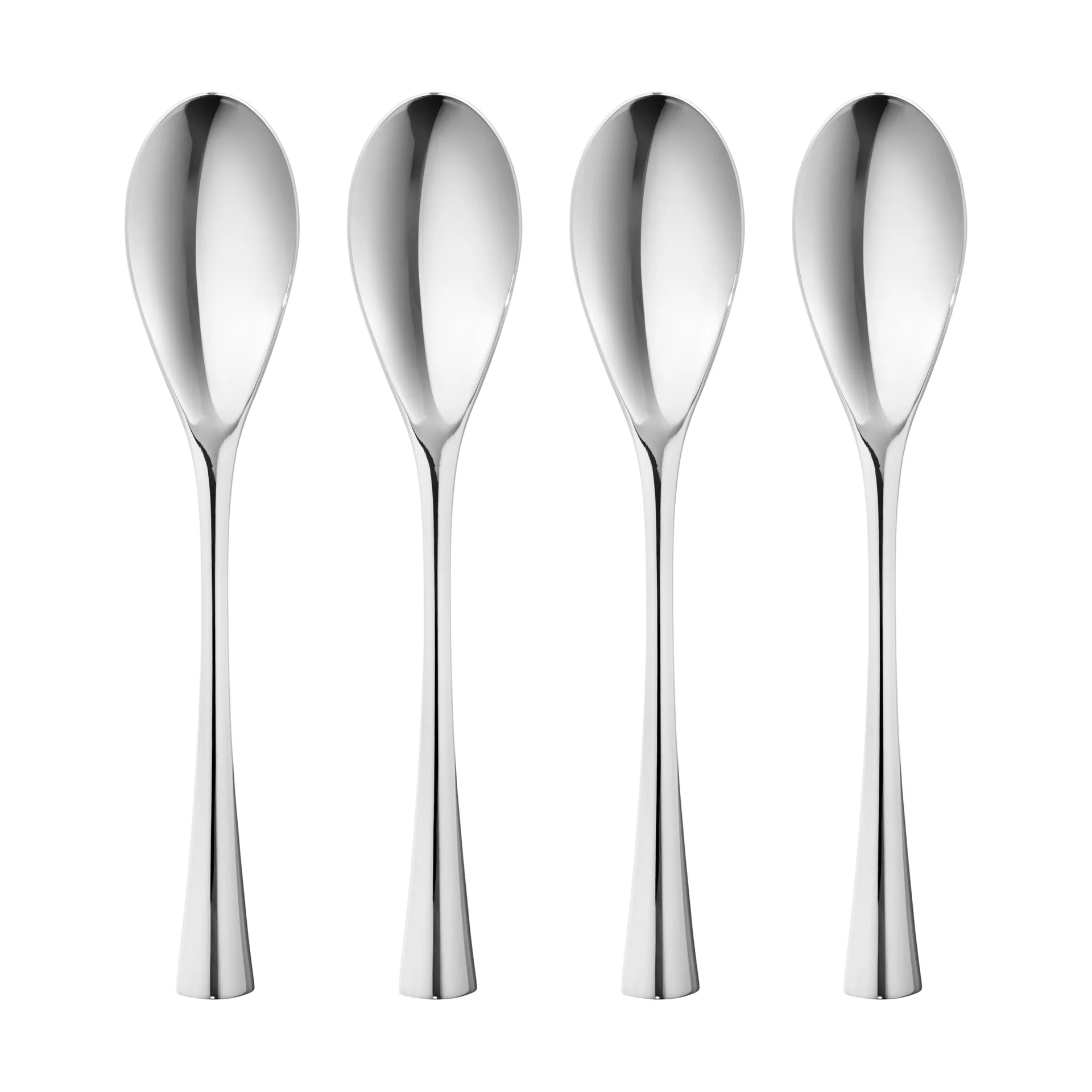 Cuillère à café Cobra, lot de 4, Acier inoxydable Georg Jensen