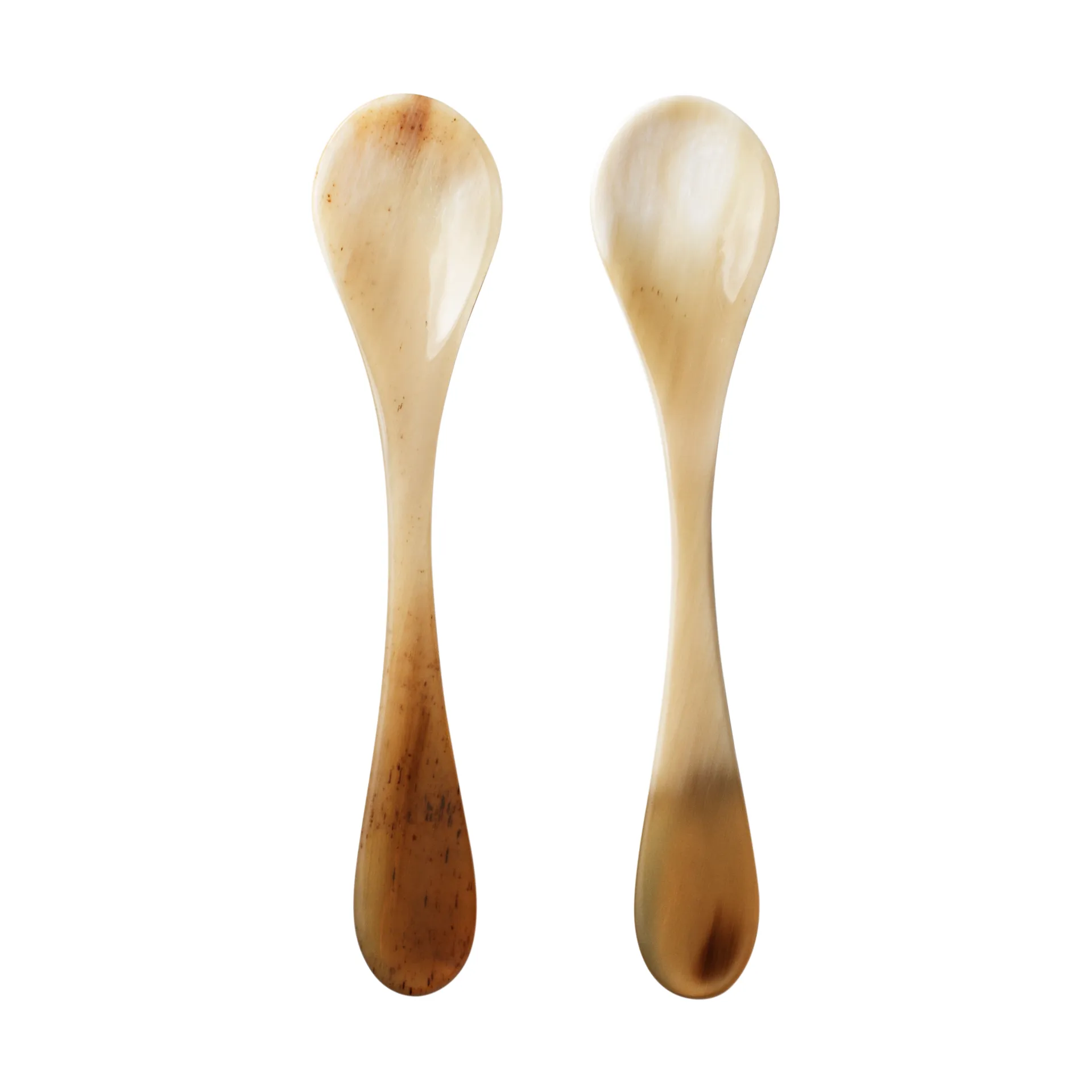 Cuillère à caviar Indulgence, lot de 2, Corne Georg Jensen