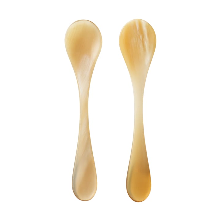 Cuillère à caviar Indulgence, lot de 2, Corne Georg Jensen