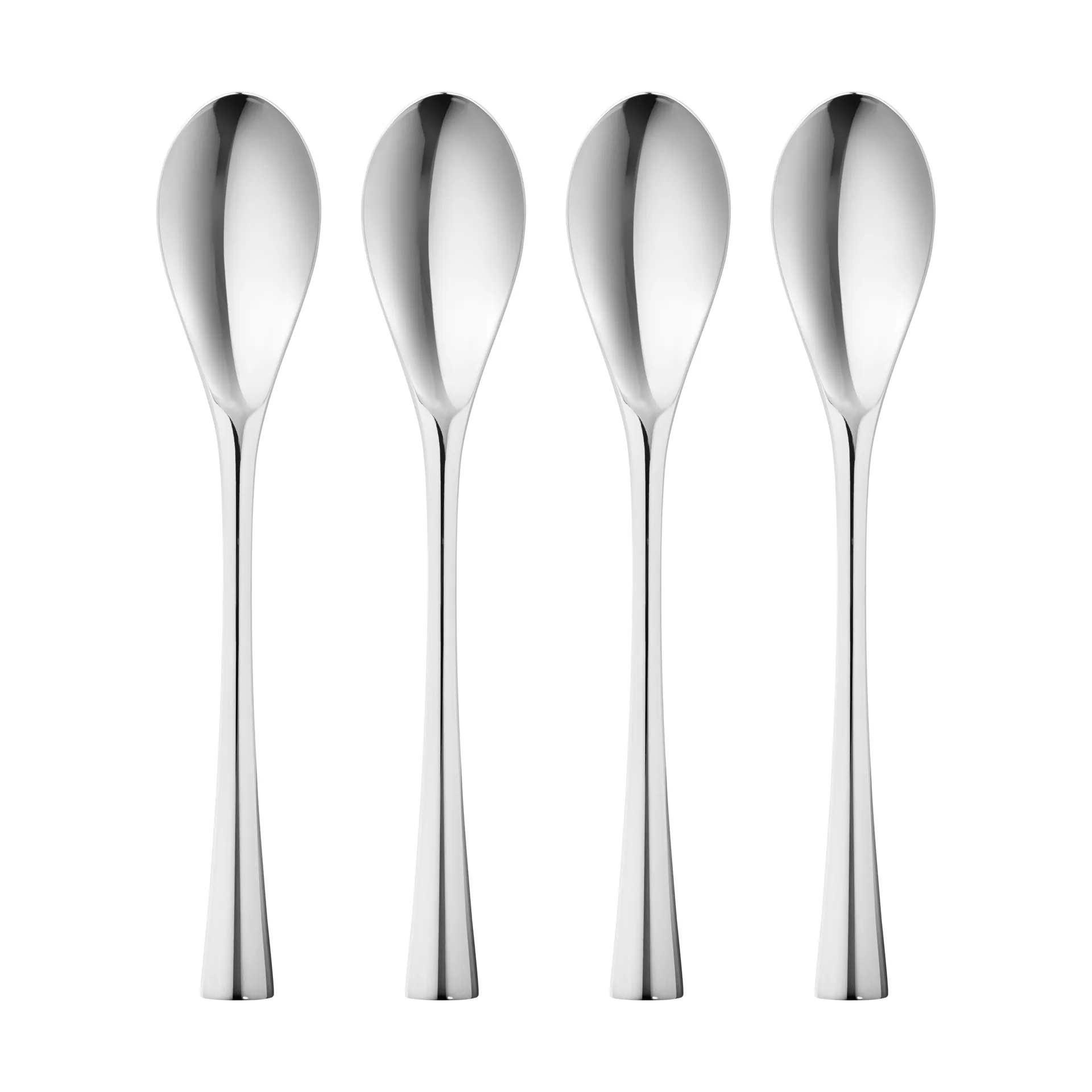 Cuillère à dessert Cobra 4 pièces, Acier inoxydable Georg Jensen