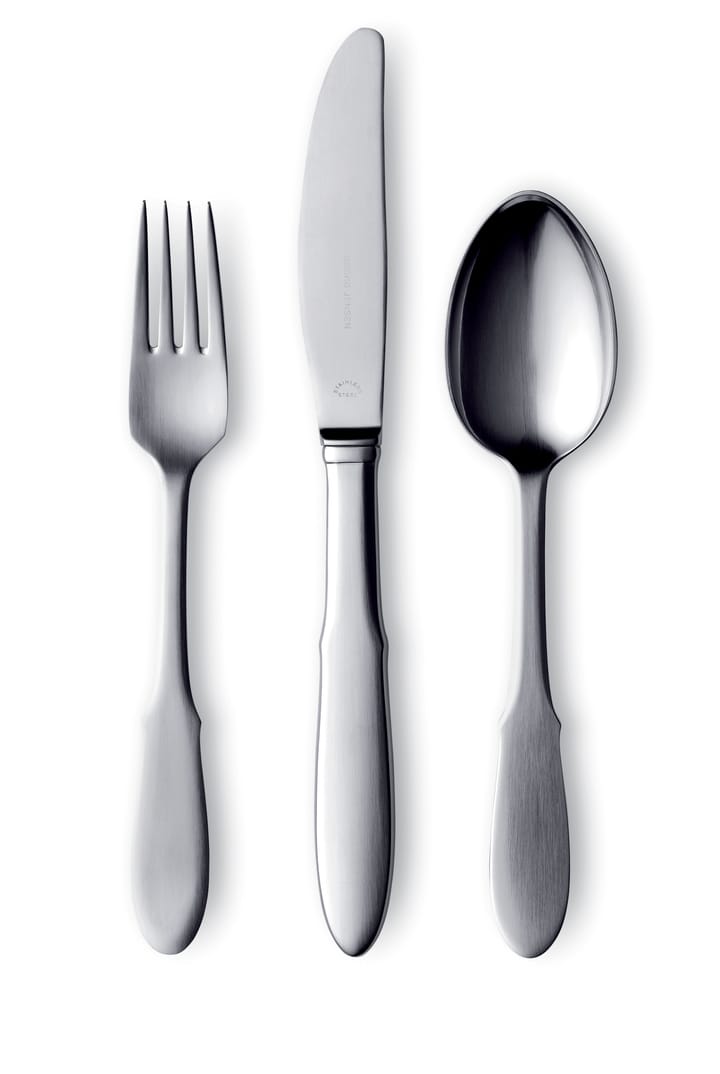 Cuillère à soupe Mitra mat - Acier inoxydable - Georg Jensen