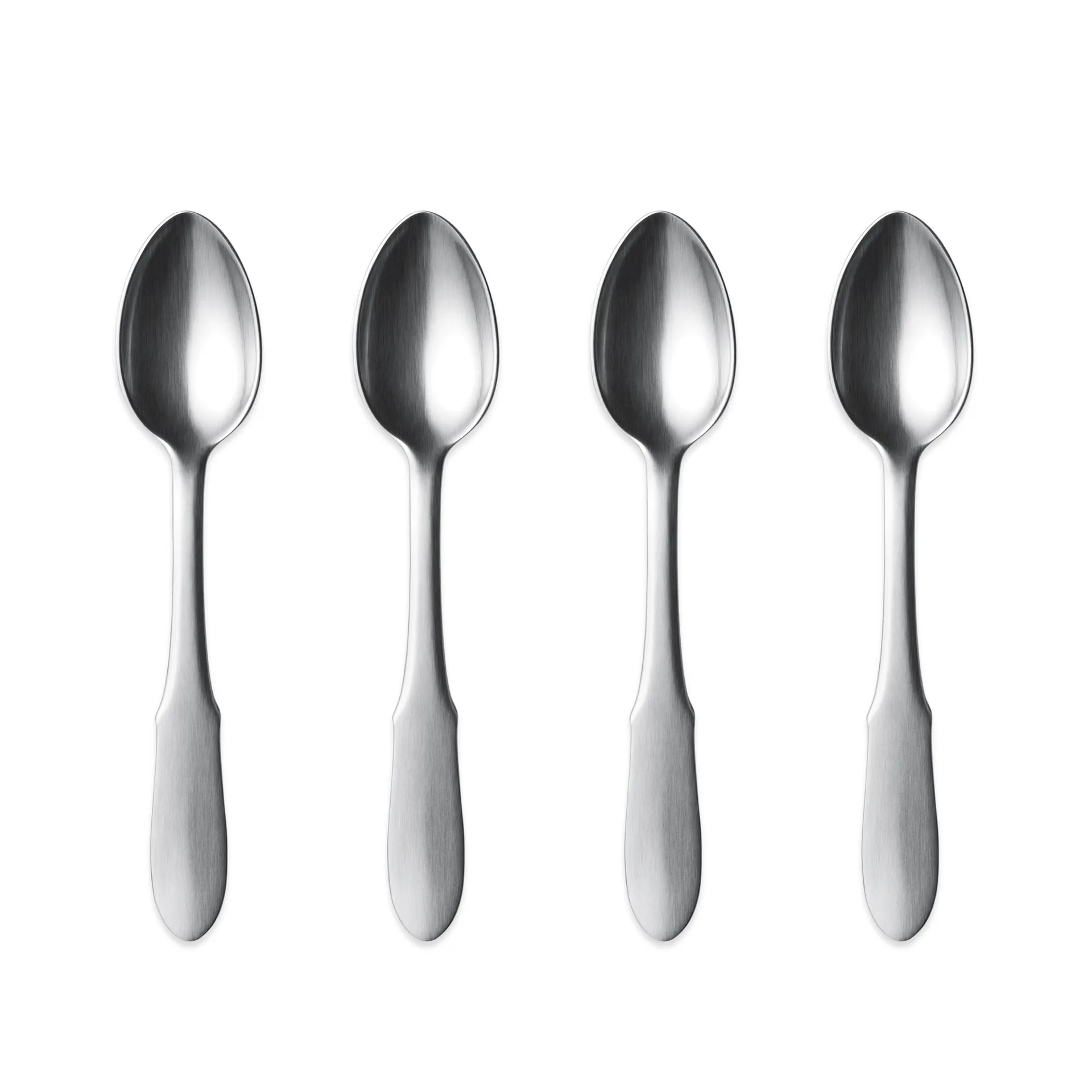 Cuillère à thé large Mitra mat, Lot de 4 Georg Jensen