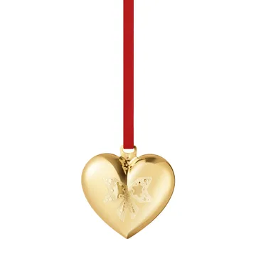 Cœur de Noël de l'année 2022 - Plaqué or - Georg Jensen