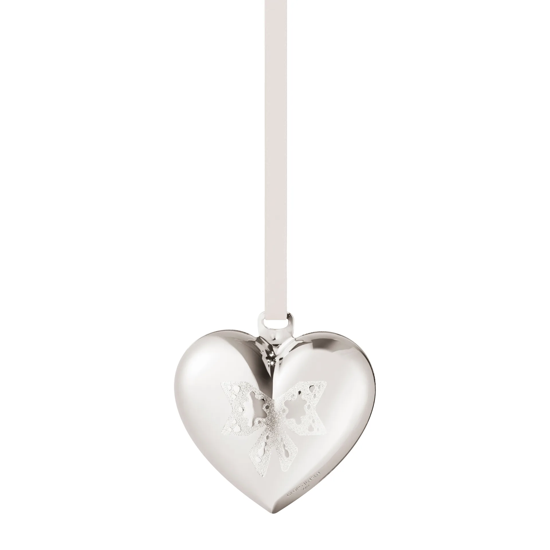 Cœur de Noël de l'année 2022, Plaque palladium Georg Jensen