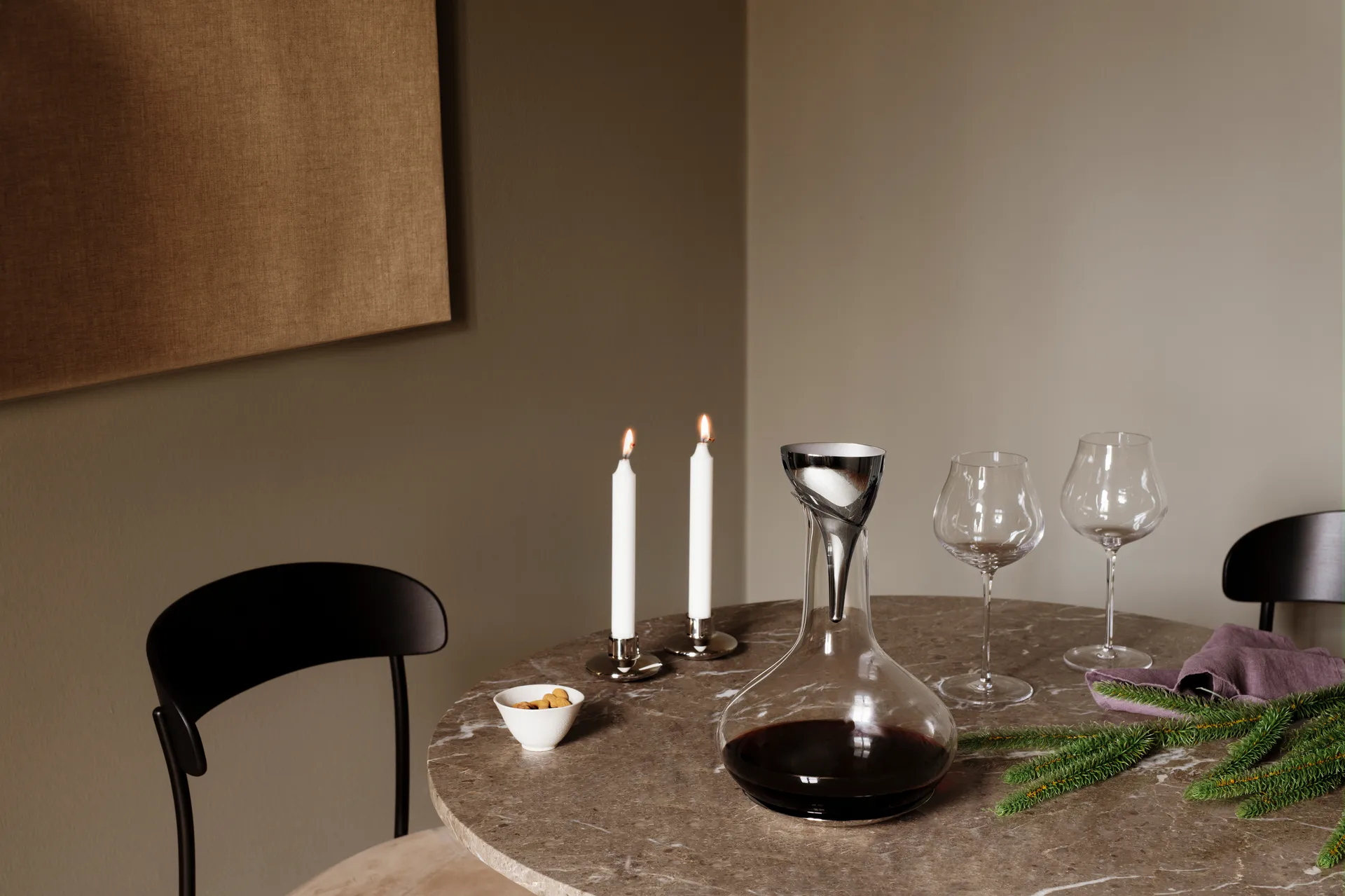 Décanteur avec filtre Sky, Acier inoxydable Georg Jensen