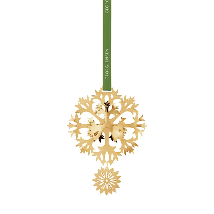 Décoration de Noël 2020 Ice Flower - plaqué or - Georg Jensen