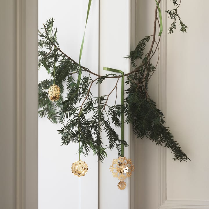 Décoration de Noël 2020 Ice Flower - plaqué or - Georg Jensen