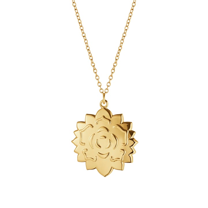 Décoration de Noël 2020 Ice Rosette - plaqué or - Georg Jensen