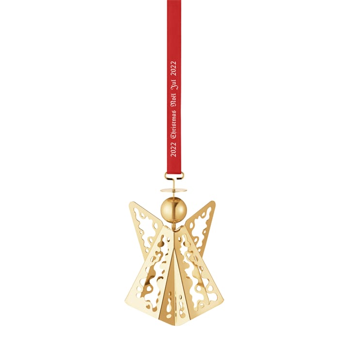 Décoration de Noël 2022 ange, Plaqué or Georg Jensen
