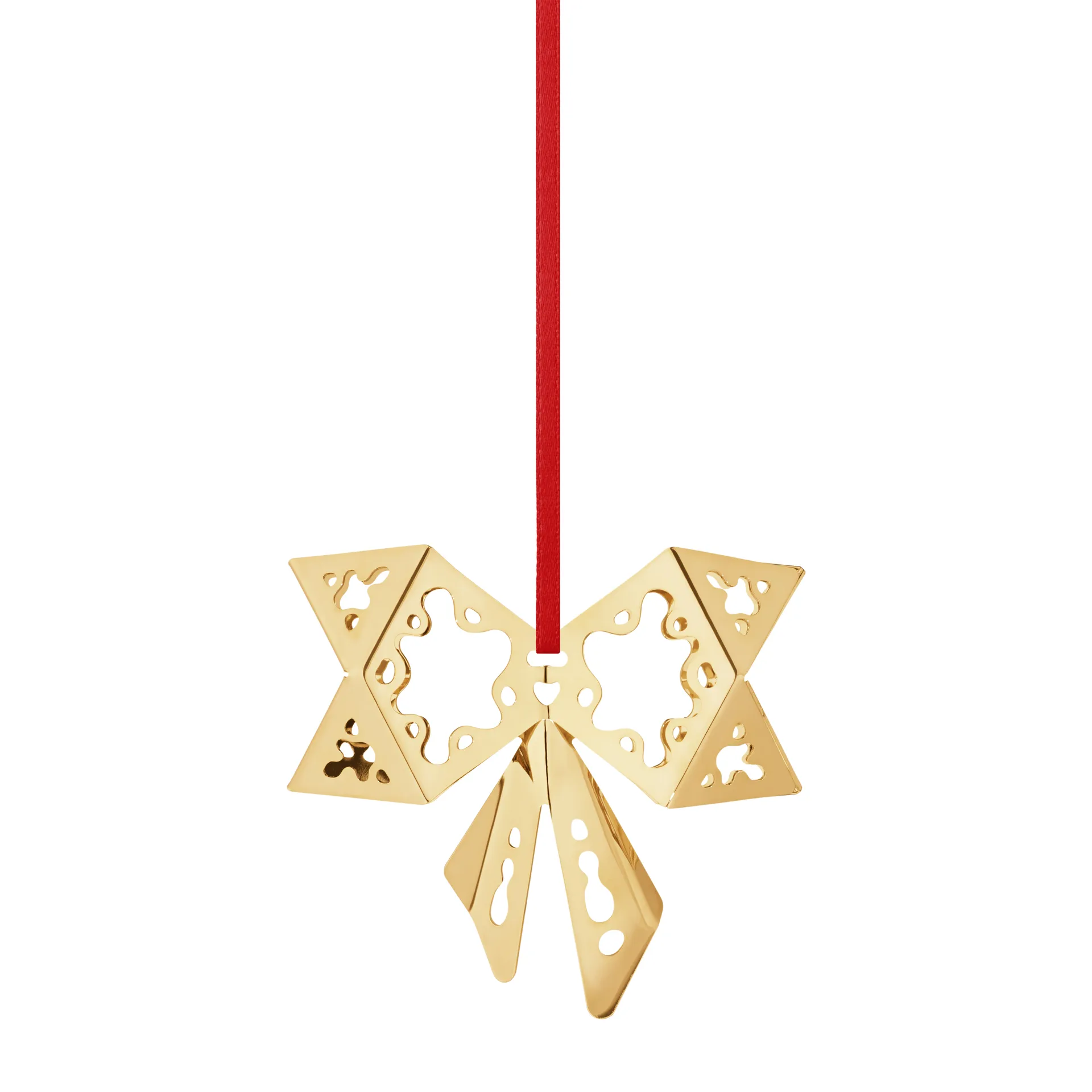 Décoration de Noël 2022 Bow, Plaqué or Georg Jensen