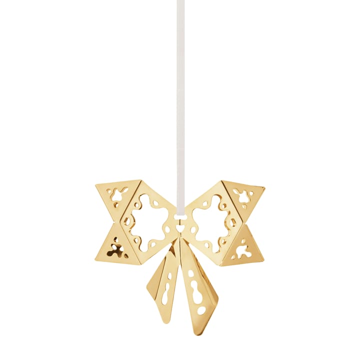 Décoration de Noël 2022 Bow, Plaqué or Georg Jensen
