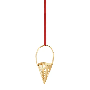 Décoration de Noël 2022 Cone - Plaqué or - Georg Jensen