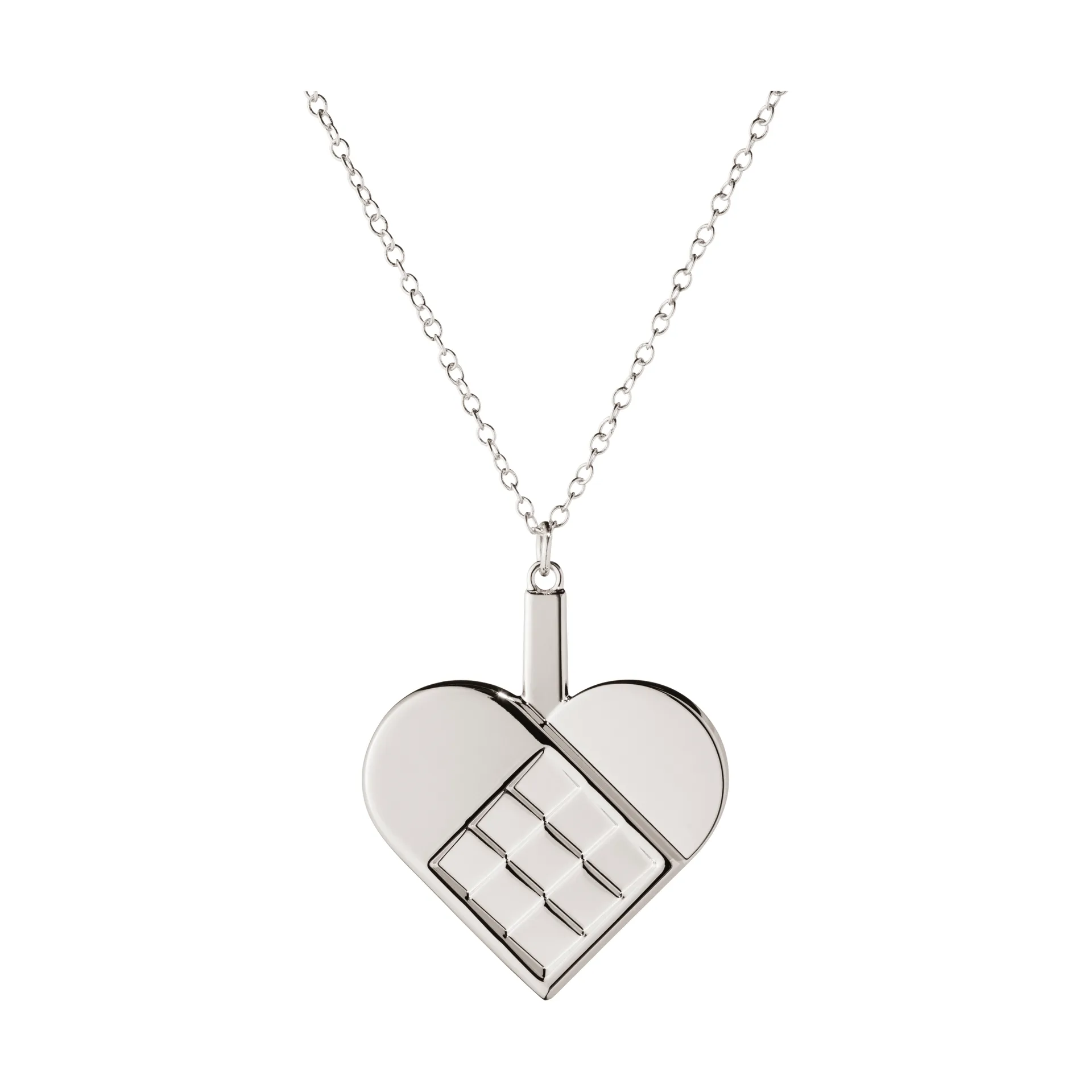 Décoration de Noël, cœur 2025 års, Alliage de zinc plaqué palladium Georg Jensen