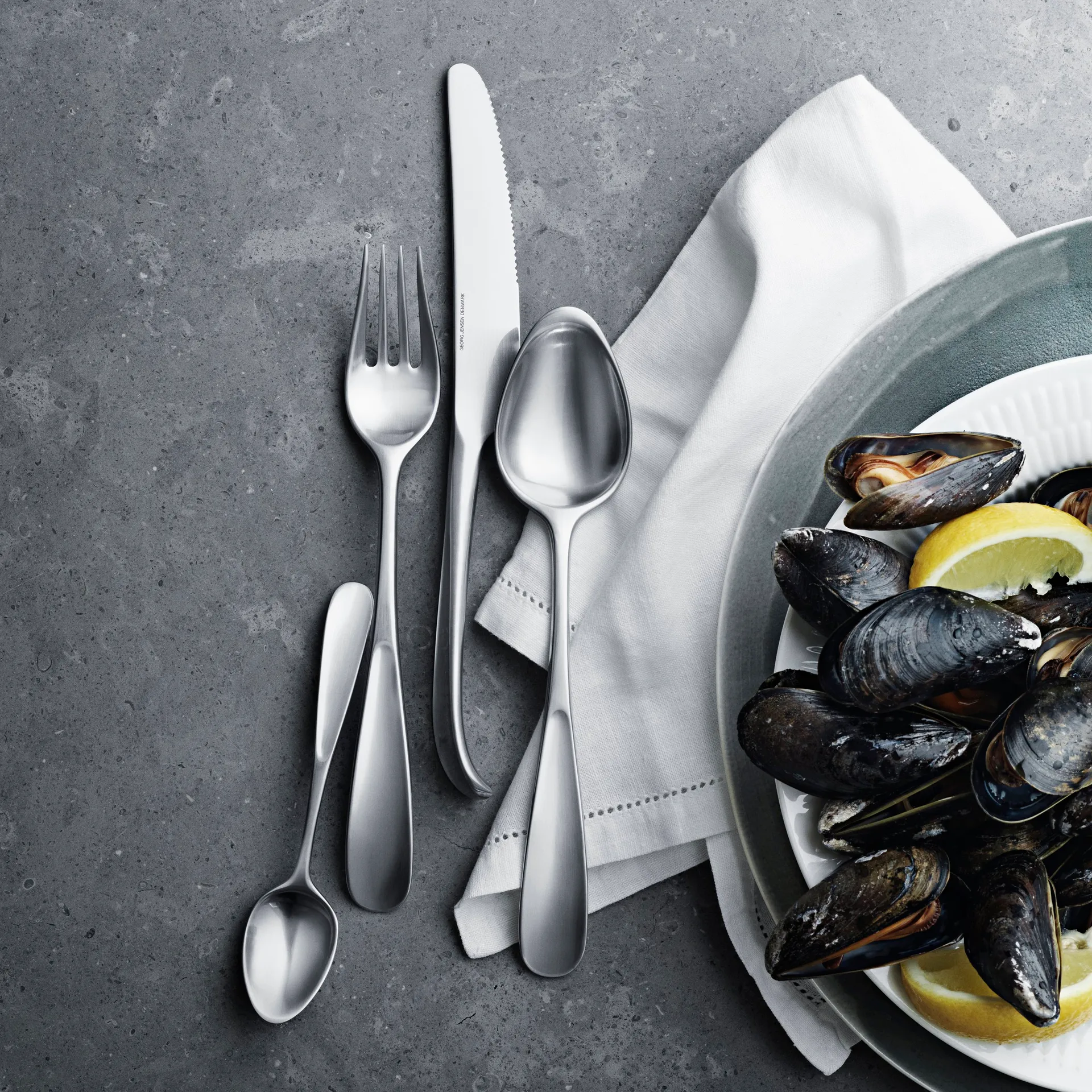 Ensemble de couverts mats Vivianna, 4 pcs Georg Jensen
