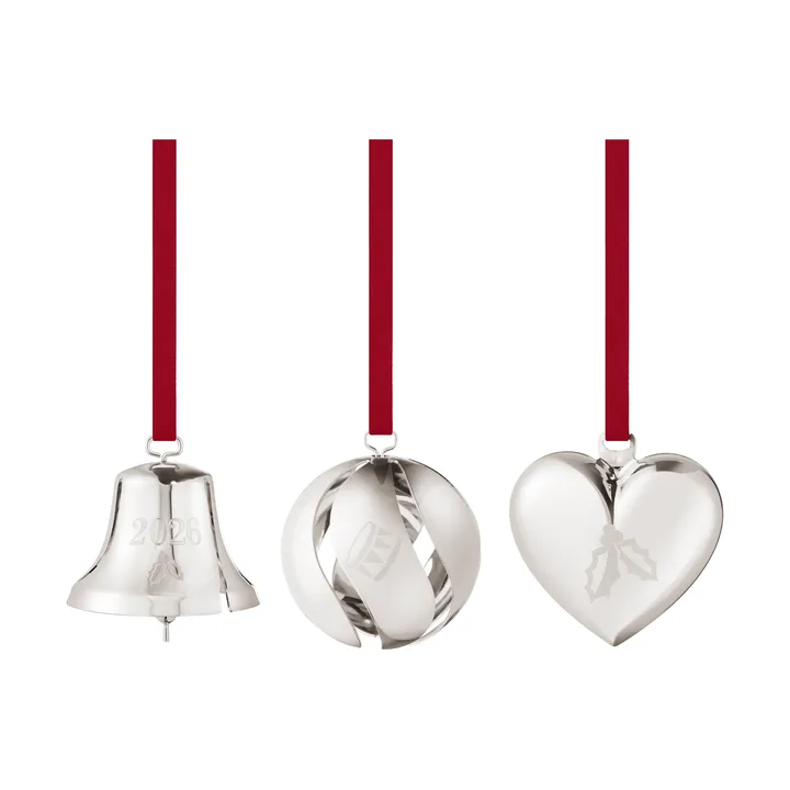 ensemble décoratif 2026 - Palladium, 3 pièces - Georg Jensen