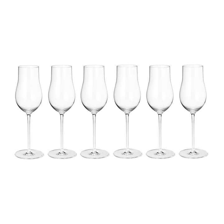 Flûte à champagne 25 cl Sky, lot de 6 - Transparent - Georg Jensen