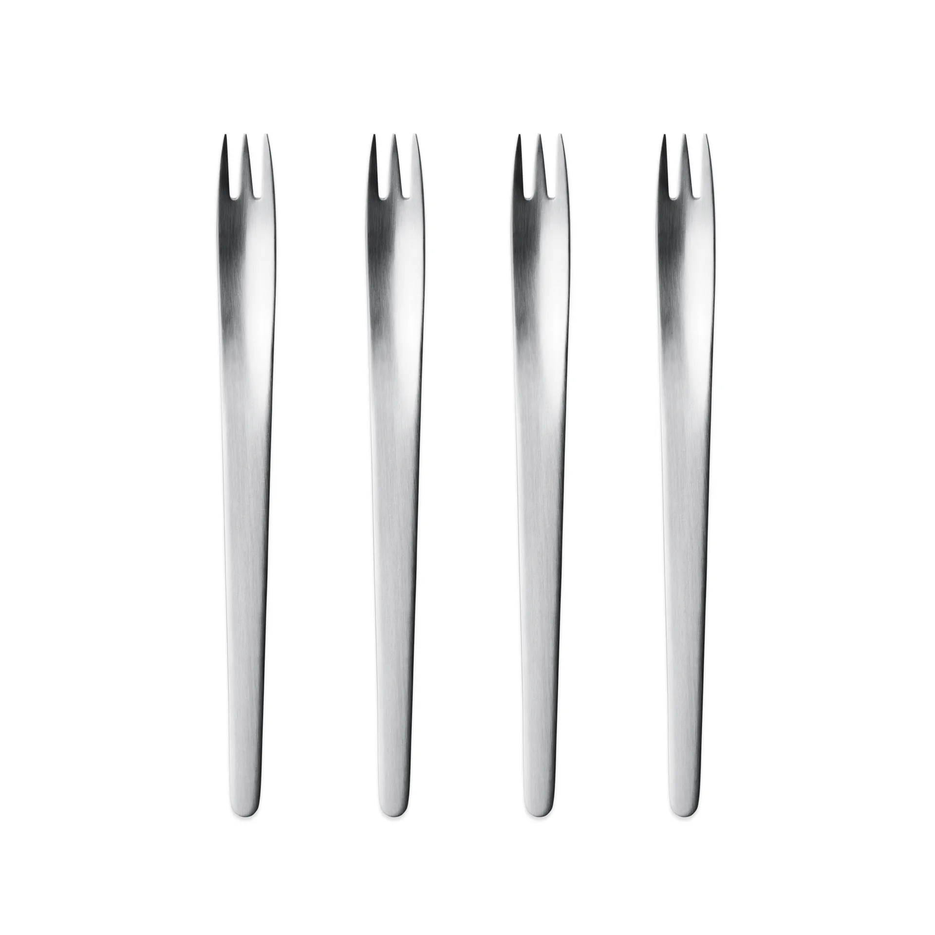 Fourchette à gâteau Arne Jacobsen, lot de 4 Georg Jensen