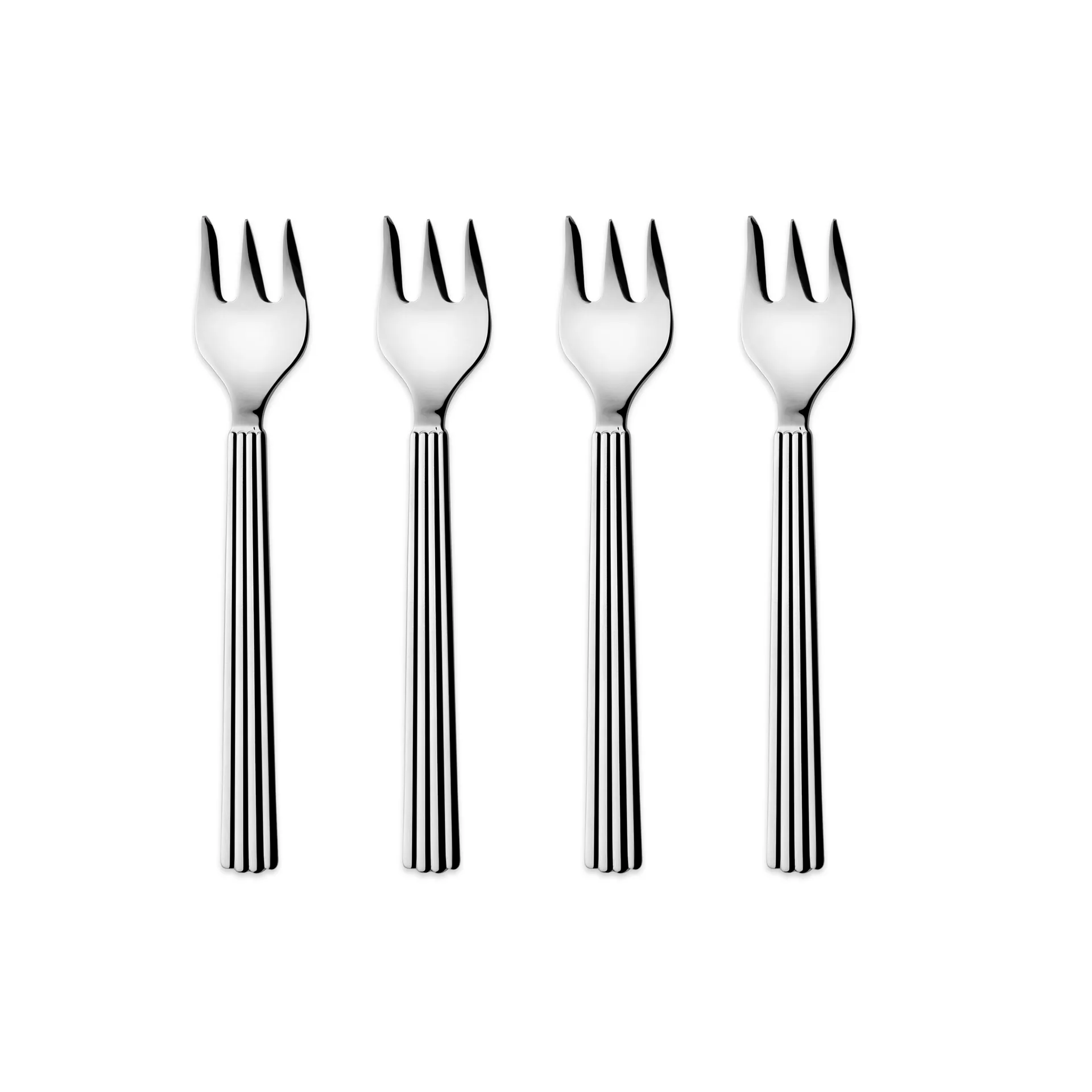 Fourchette à gâteau Bernadotte, Lot de 4 Georg Jensen
