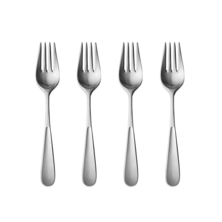 Fourchette à gâteau mat Vivianna - Lot de 4 - Georg Jensen