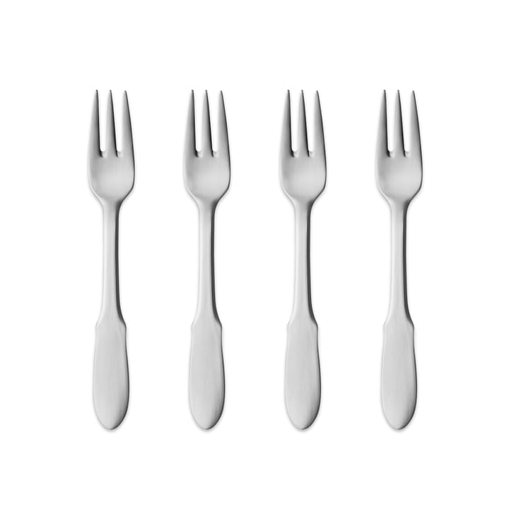 Fourchette à gâteau Mitra mate - lot de 4 - Georg Jensen