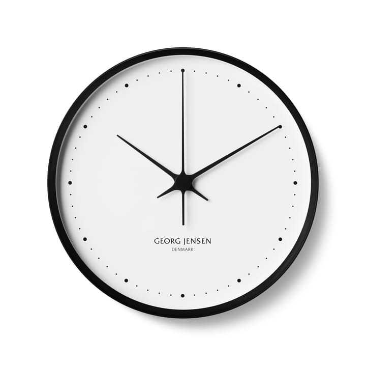 Horloge murale Henning Ø 30 cm - Noir-blanc - Georg Jensen