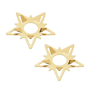 Manchette pour bougie étoile Classic christmas Lot de 2 - Doré - Georg Jensen
