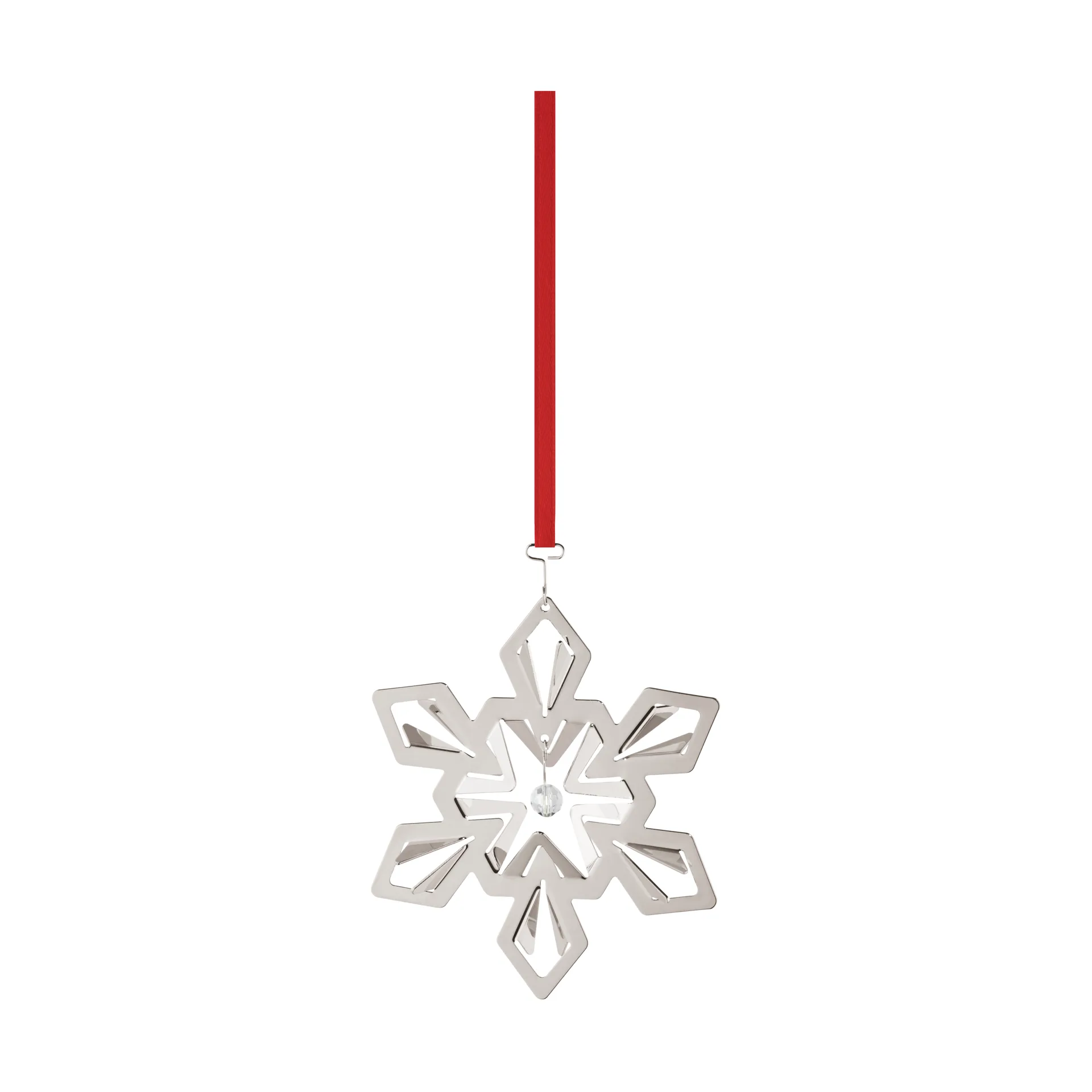 Ornement de Noël flocon de neige 2024, Plaqué palladium Georg Jensen