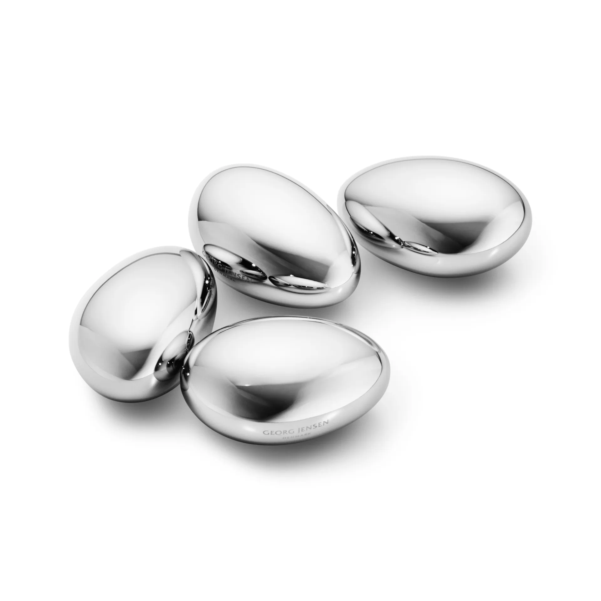 Pierres à whisky Sky Lot de 4, Acier inoxydable Georg Jensen