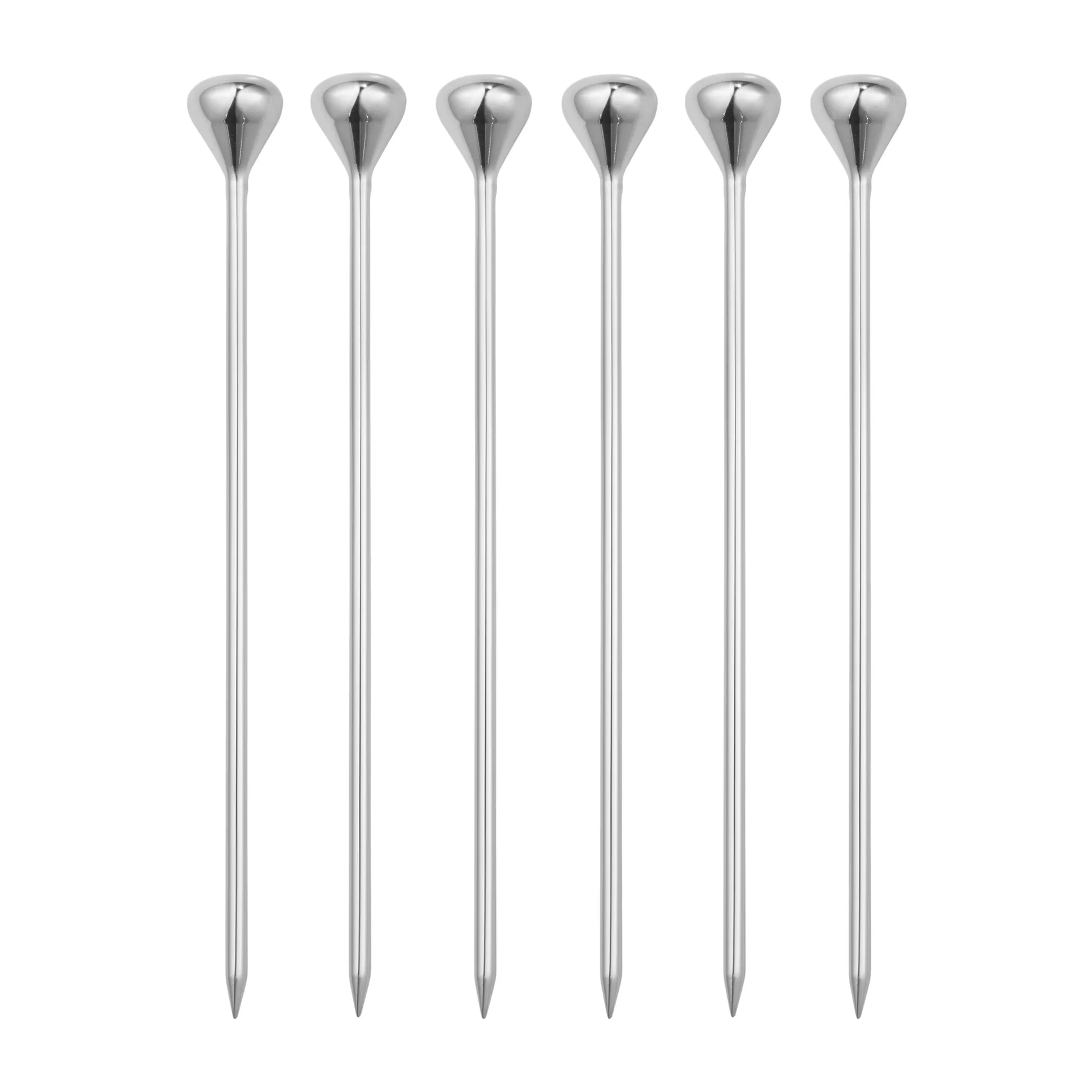 Pique pour amuse-bouche Sky Lot de 6, Acier inoxydable Georg Jensen
