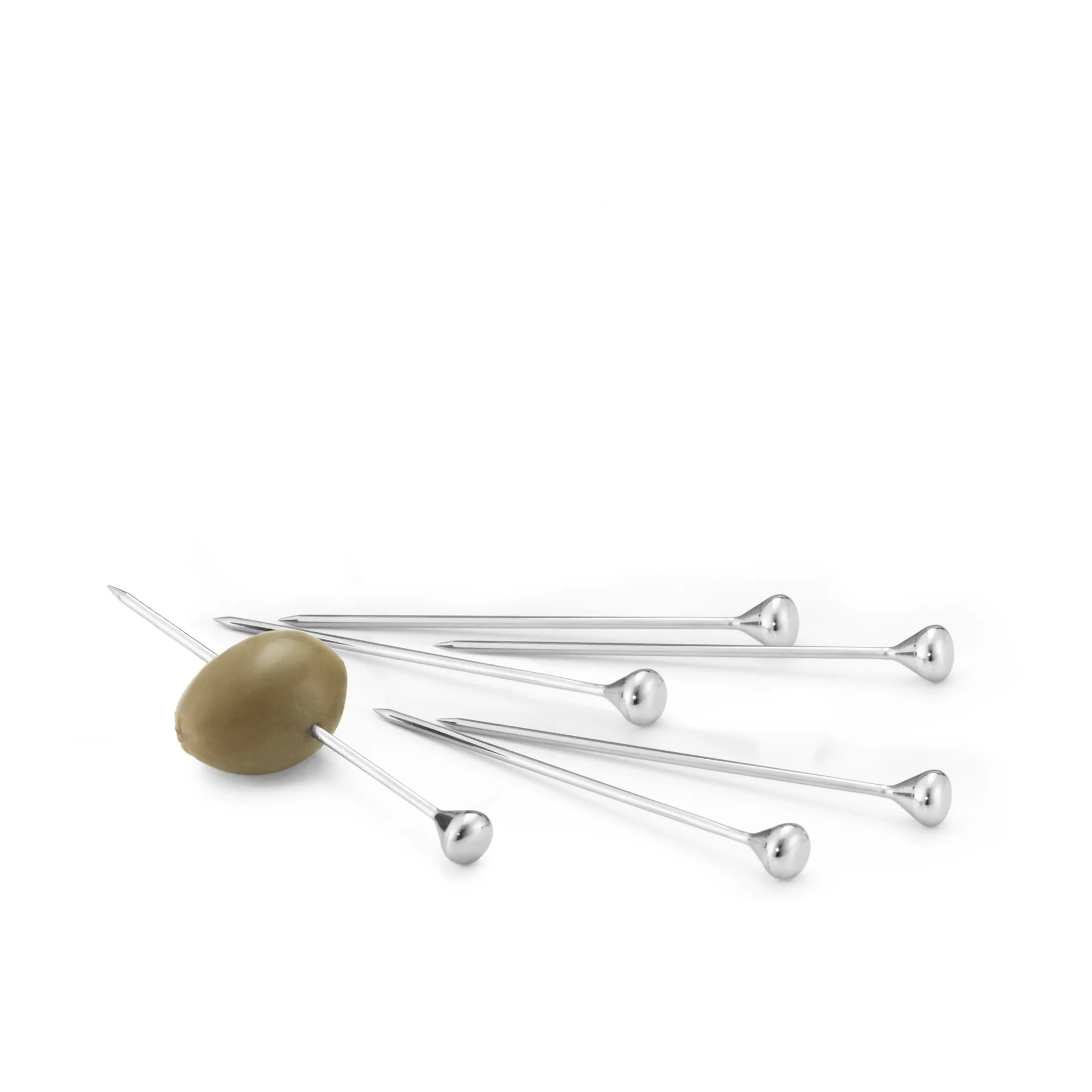 Pique pour amuse-bouche Sky Lot de 6, Acier inoxydable Georg Jensen