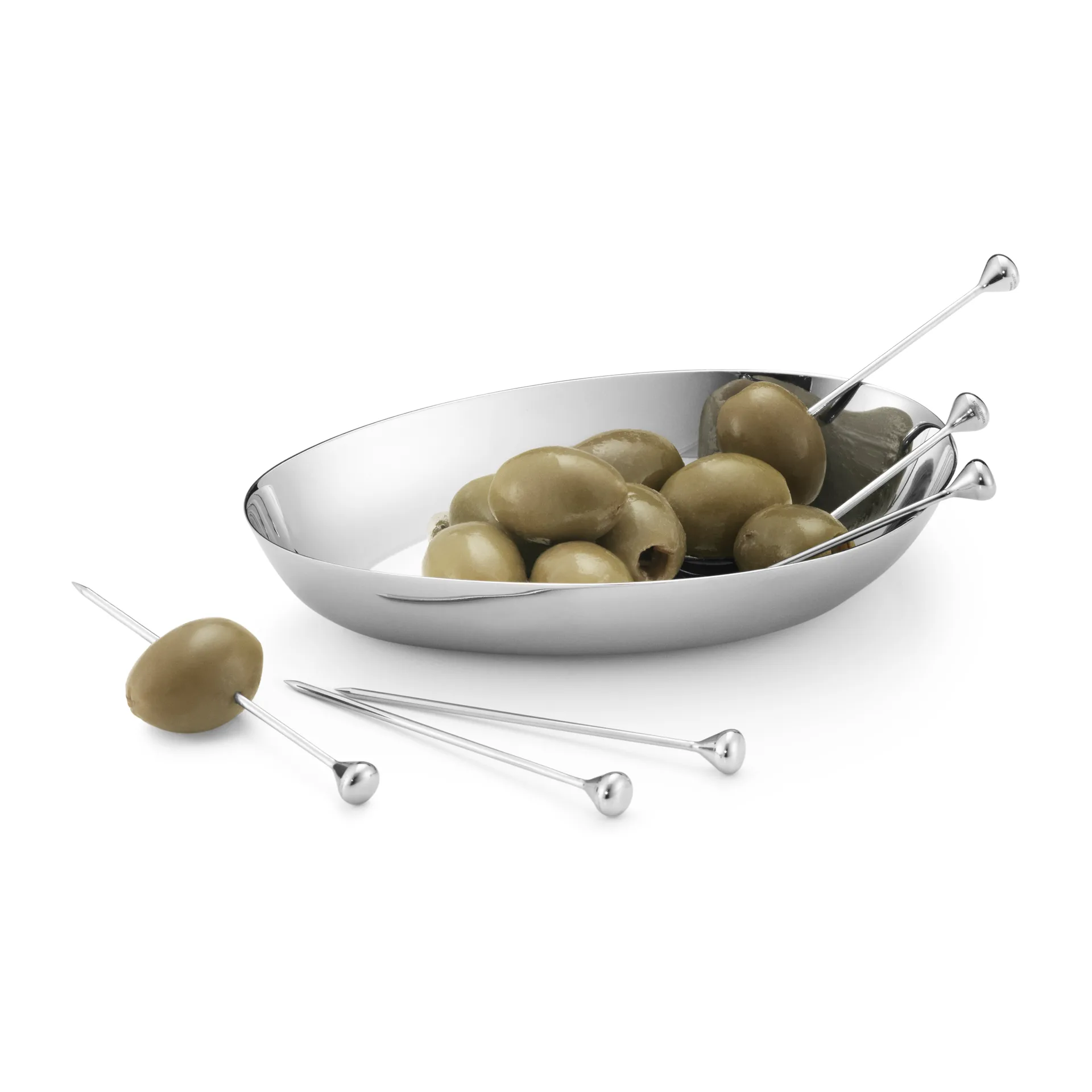 Pique pour amuse-bouche Sky Lot de 6, Acier inoxydable Georg Jensen