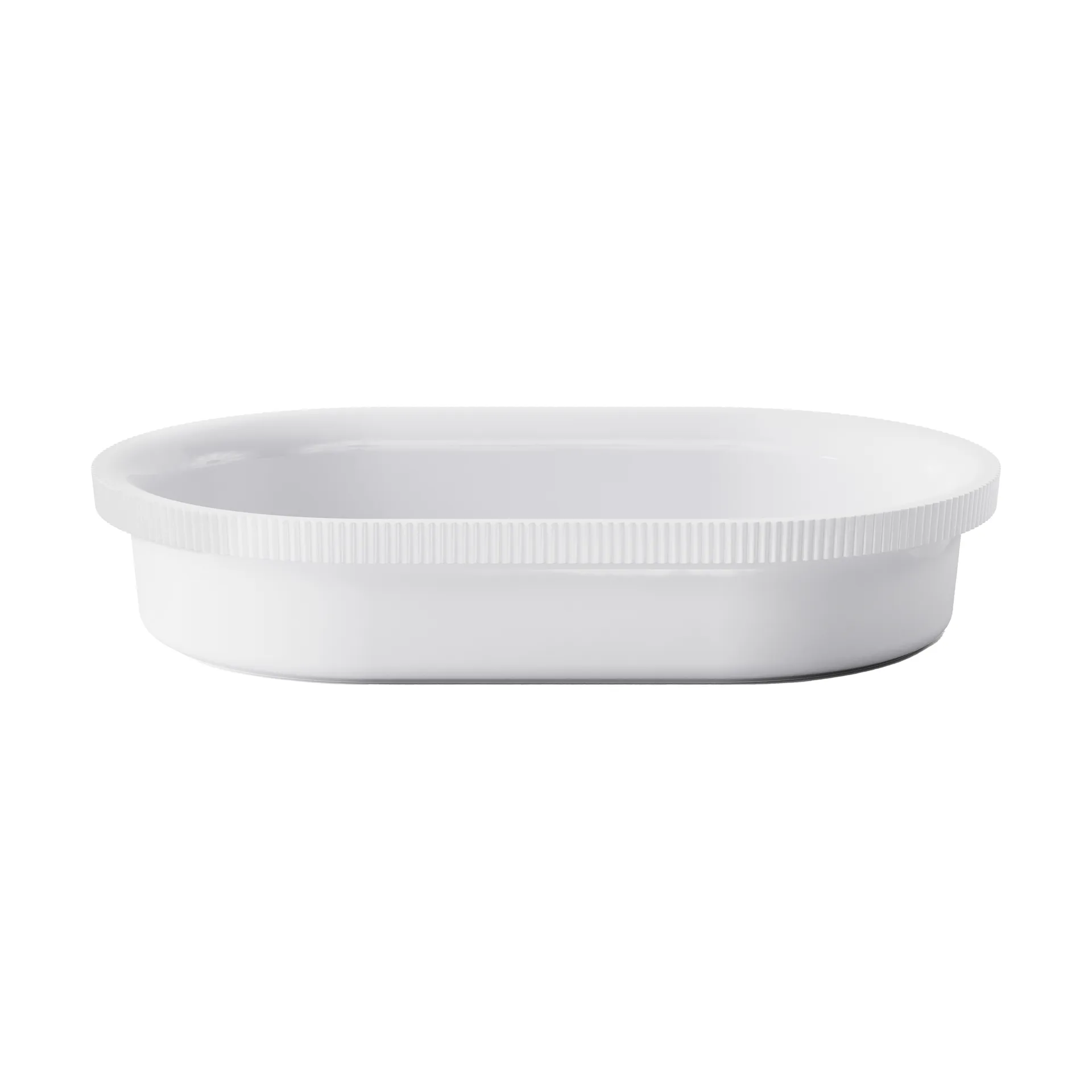 Plat à four ovale Bernadotte 20,1x31,6 cm, Blanc Georg Jensen