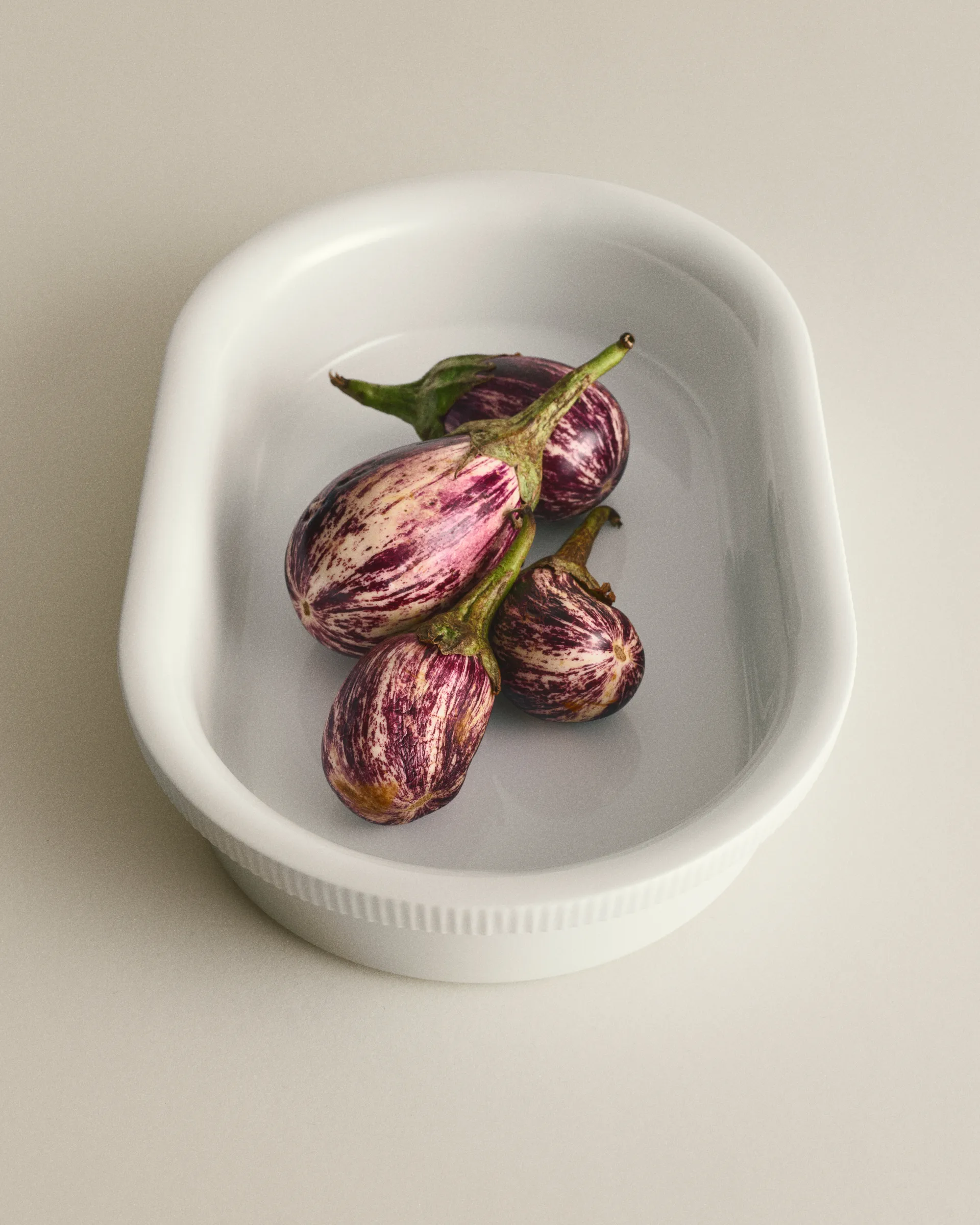 Plat à four ovale Bernadotte 20,1x31,6 cm, Blanc Georg Jensen