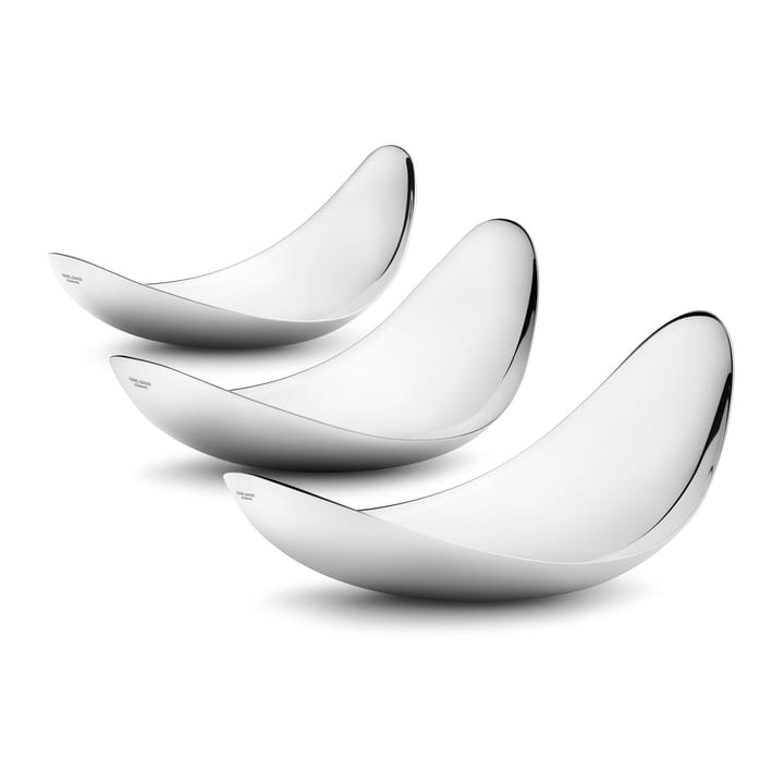 Plat à service Leaf Set, Lot de 3 Georg Jensen