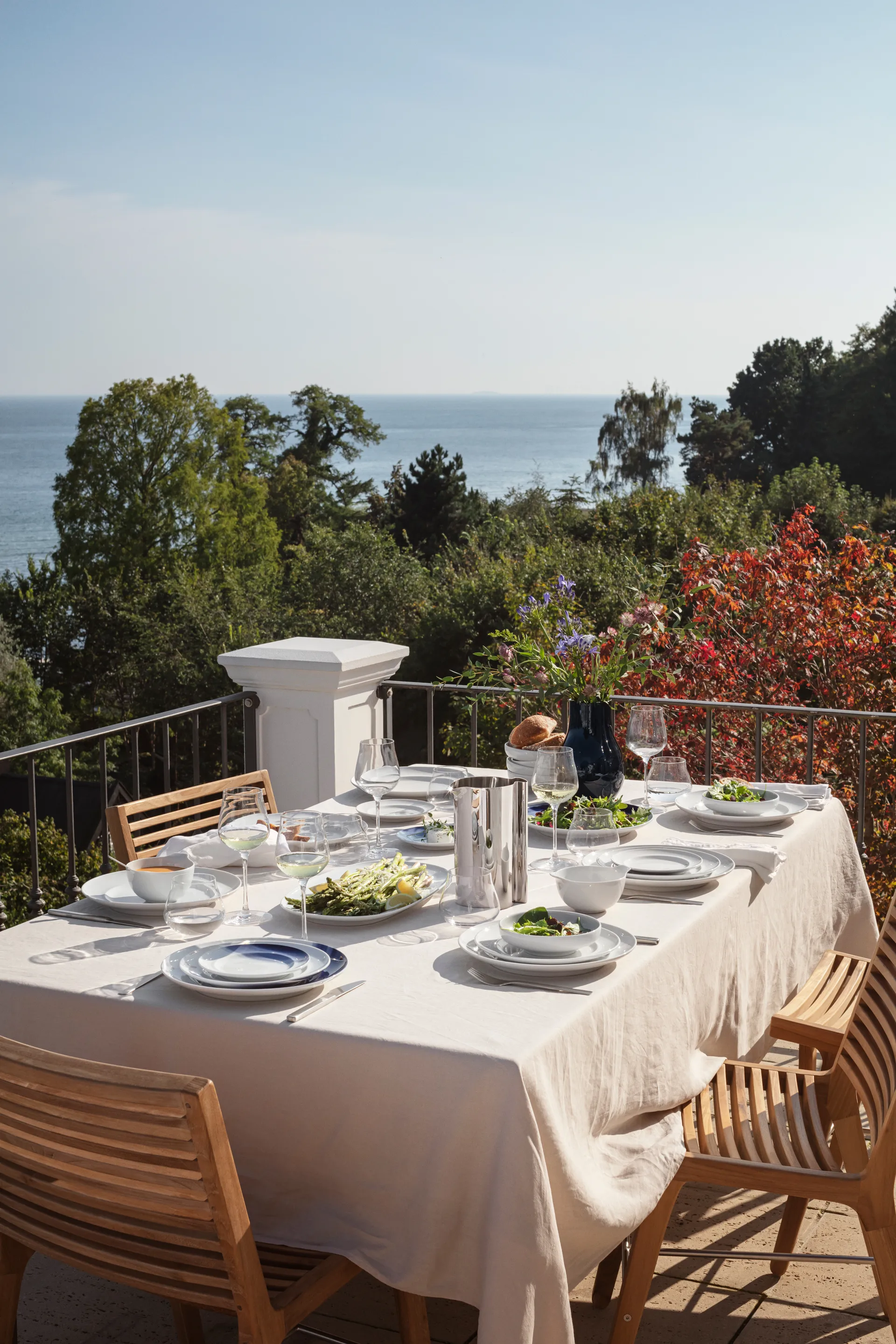 Plateau de service ovale Koppel 23 cm, Blanc Georg Jensen