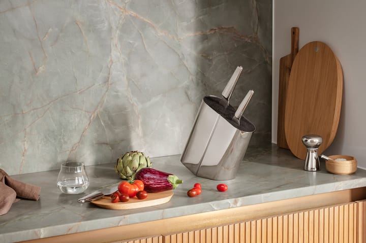 Porte-couteaux Alfredo, Acier inoxydable-argent Georg Jensen