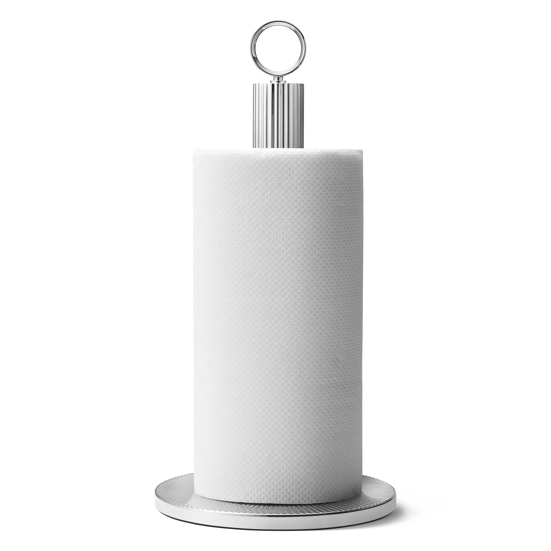 Porte rouleau essuie-tout Bernadotte, Acier inoxydable Georg Jensen